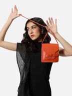 Carmella Orange Cross Body Bag