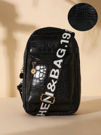 The Commute Crossbody Sling Bag - Obsidian Black