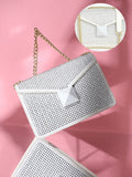Haute Sauce The Stud Sling Bag - Ivory White