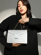 Haute Sauce The Stud Sling Bag - Ivory White
