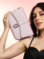 Haute Sauce The Hanging Buckle Sling Bag - Nude Pink