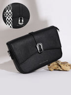 Haute Sauce The Hanging Buckle Sling Bag - Midnight Black