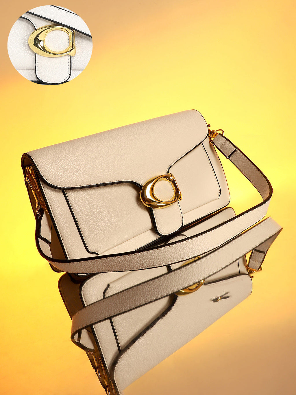 Haute Sauce The Burg Shoulder Bag - Ivory White