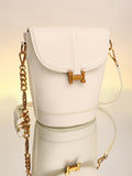 Haute Sauce The Monogram Sling Bag - Powder White