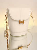 Haute Sauce The Monogram Sling Bag - Powder White