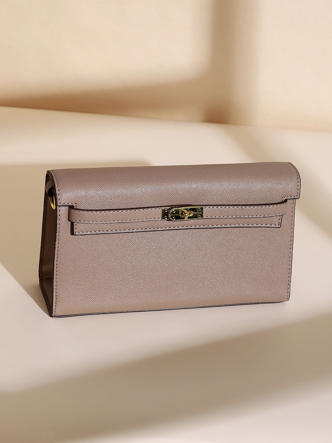 Haute Sauce The Overlap Sling Bag - Peanut Brown