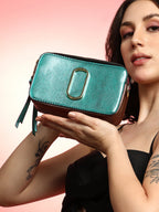 The Block Box Sling Bag - Pine Green