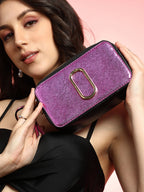 The Block Box Sling Bag - Fushcia Pink