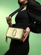 Haute Sauce The Block Box Sling Bag - Metallic Gold