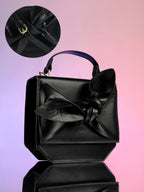 The Arc Crossbody Satchel Bag - Onyx Black