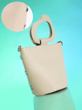 Haute Sauce The Flora Pot Bucket Bag - Saltbox Beige