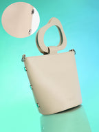 Haute Sauce The Flora Pot Bucket Bag - Saltbox Beige