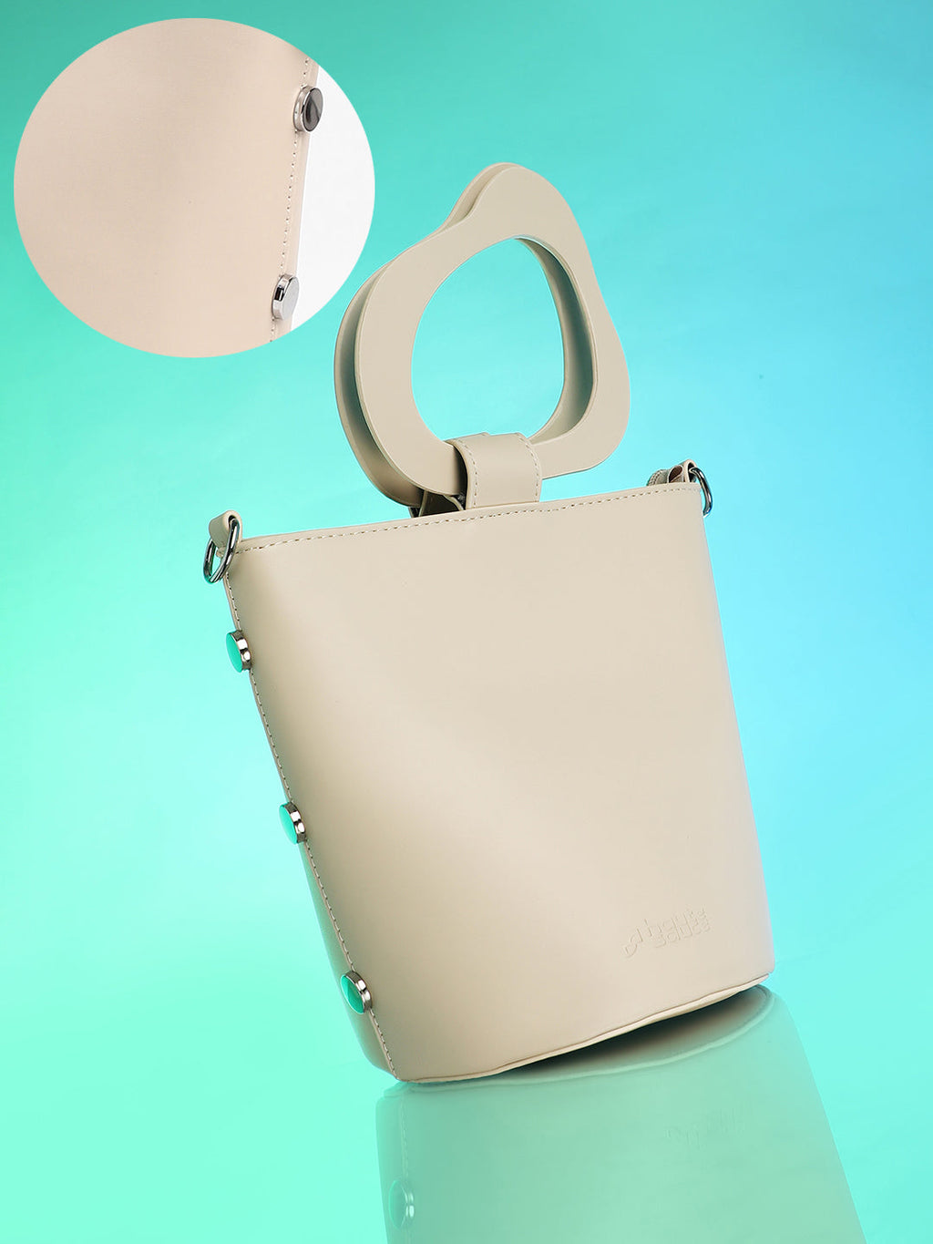 Haute Sauce The Flora Pot Bucket Bag - Saltbox Beige