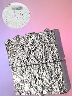 Haute Sauce The Dented Chain Clutch Bag - Metallic Silver