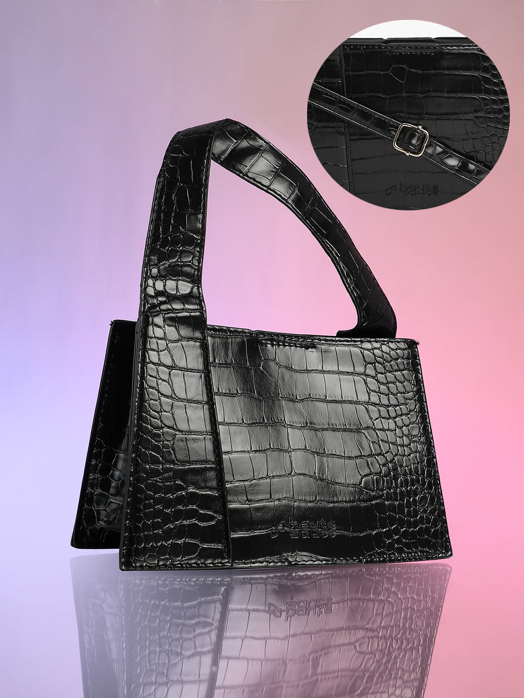 Haute Sauce The Frivola Scale Hand Bag - Onyx Black