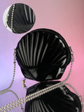 Haute Sauce The Coquille Sling Bag - Onyx Black