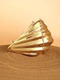 Haute Sauce The Coquille Clutch Bag - California Gold