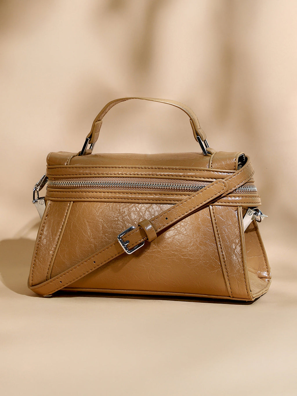 Haute Sauce The Epistola Hand Bag - Tan Brown