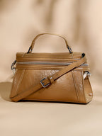 Haute Sauce The Epistola Hand Bag - Tan Brown