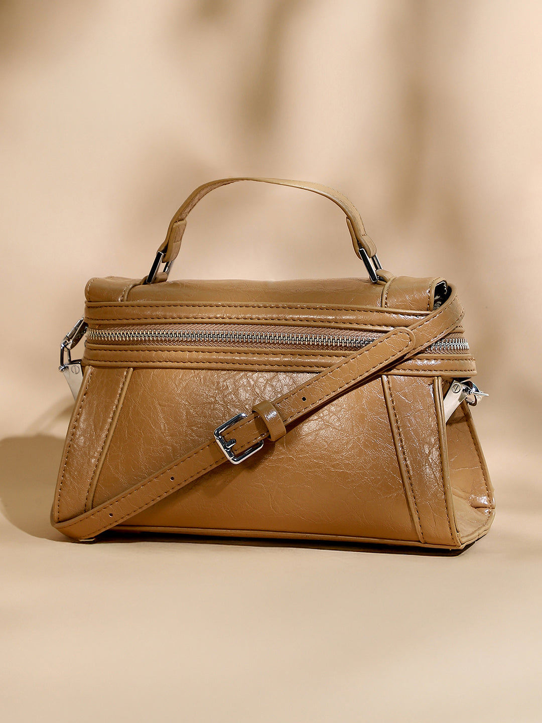 Haute Sauce The Epistola Hand Bag - Tan Brown