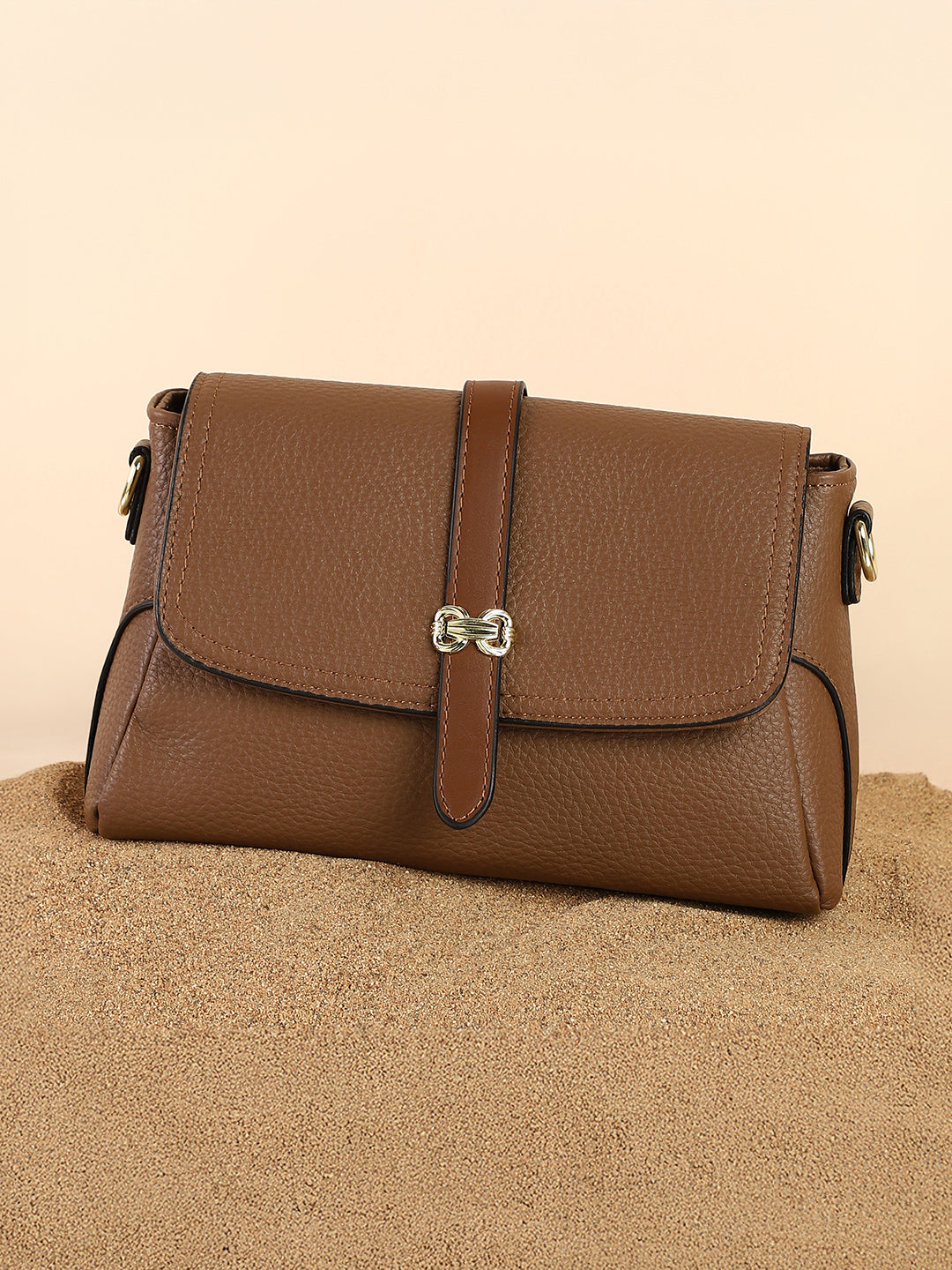 Haute Sauce The Agnes Sling Bag - Chocolate Brown
