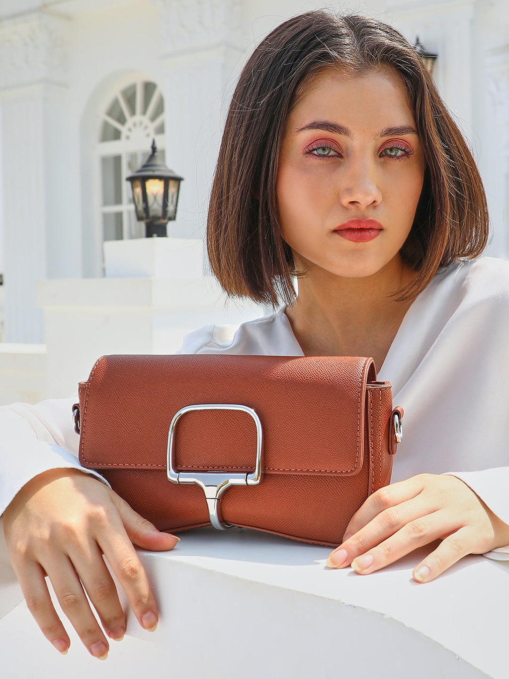 Haute Sauce The Sivella Sling Bag - Russet Brown