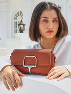 Haute Sauce The Sivella Sling Bag - Russet Brown