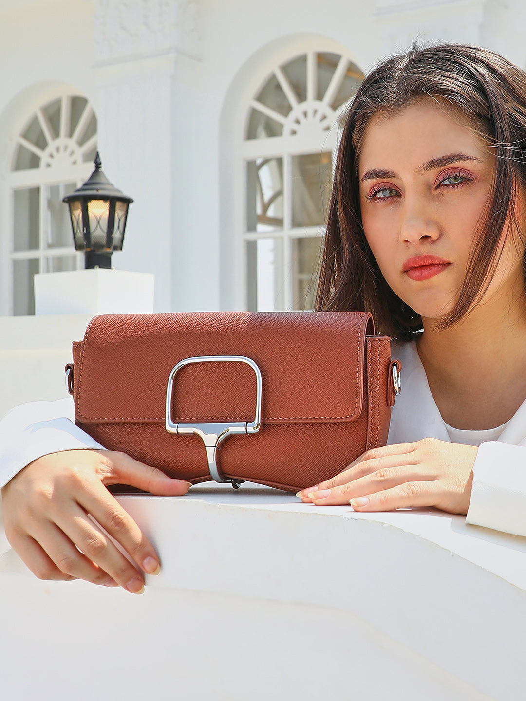 Haute Sauce The Sivella Sling Bag - Russet Brown