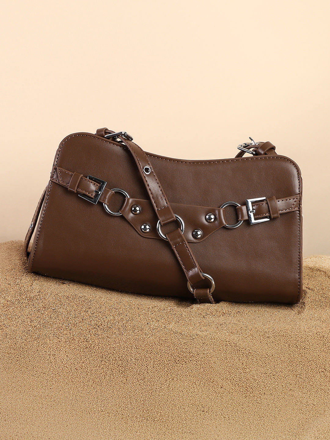 Haute Sauce The Dallas Sling Bag - Chocolate Brown