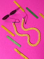 Glow Up Sunglasses With Chain