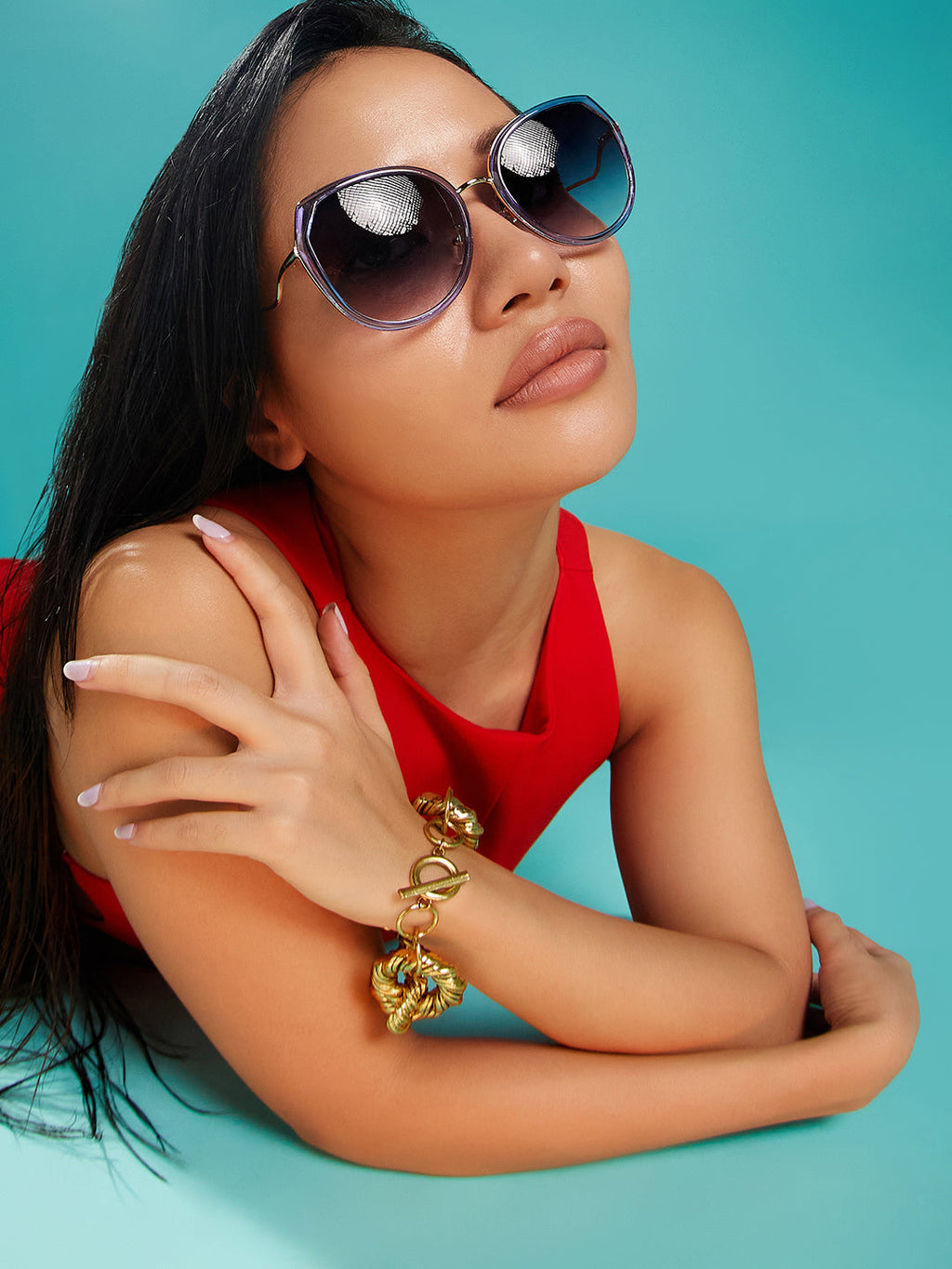 Haute Sauce Gradient Butterfly Sunglasses