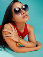 Haute Sauce Gradient Butterfly Sunglasses
