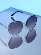 Haute Sauce Metallic Butterfly Sunglasses