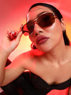 Haute Sauce Full Rim Aviator Sunglasses