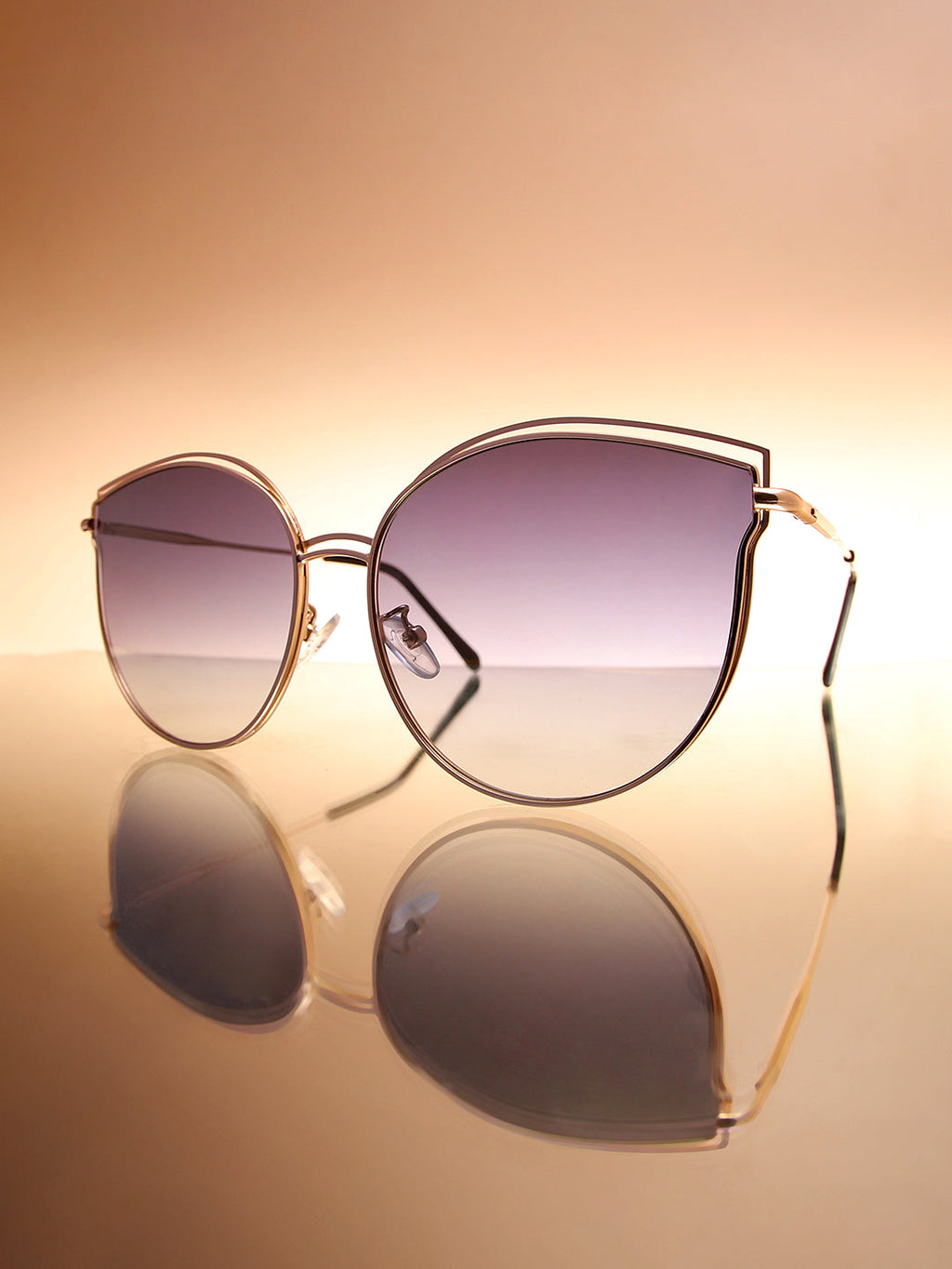 Haute Sauce Metallic Cateye Sunglasses
