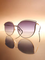 Haute Sauce Metallic Cateye Sunglasses