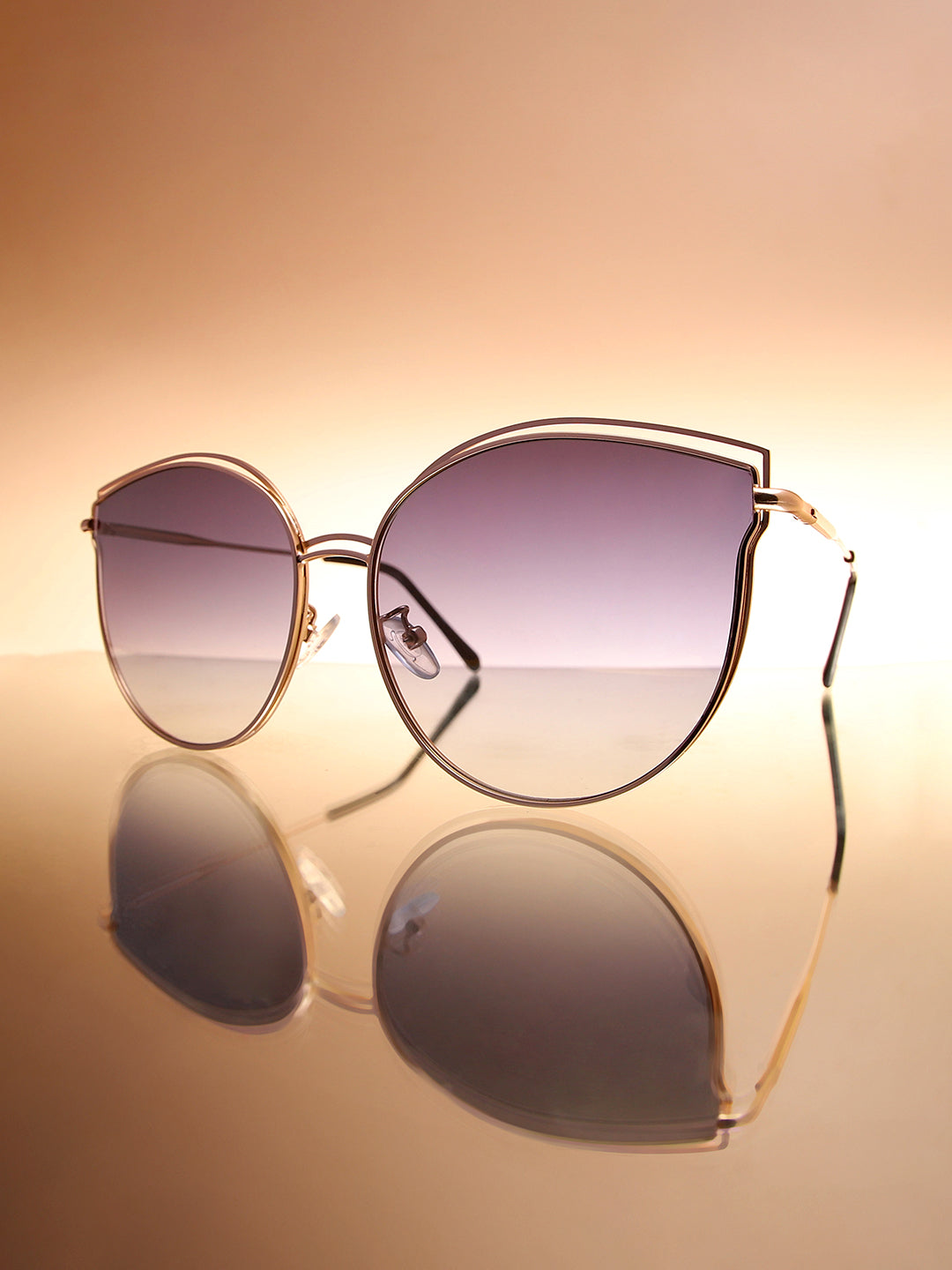 Haute Sauce Metallic Cateye Sunglasses