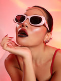 Haute Sauce Full Rim Rectangular Sunglasses