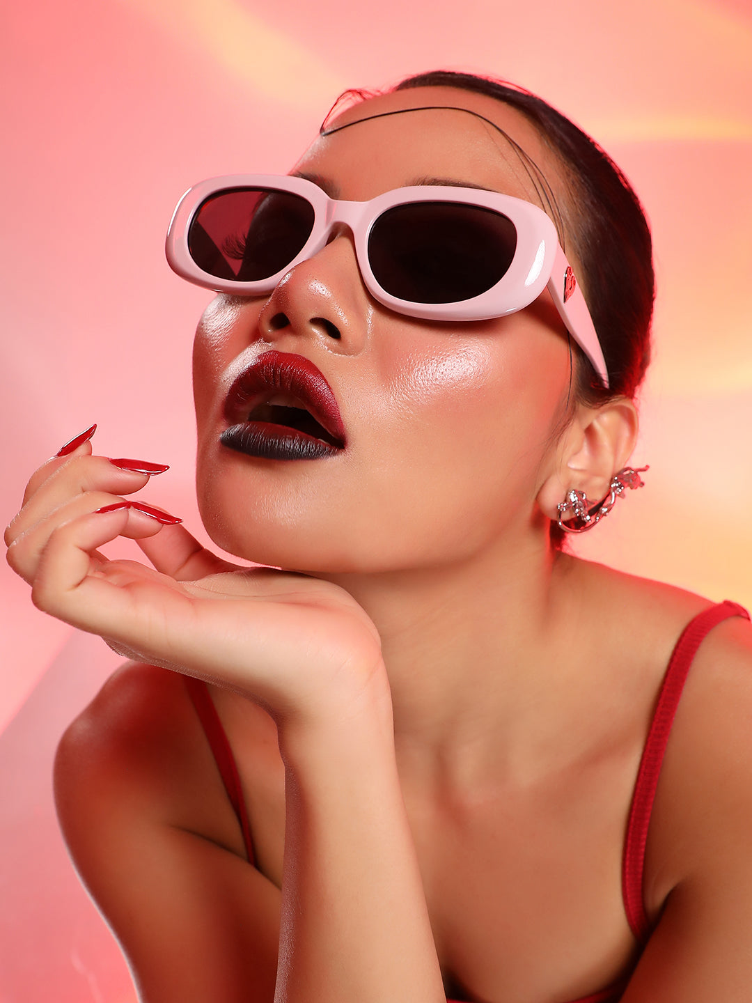 Haute Sauce Full Rim Rectangular Sunglasses