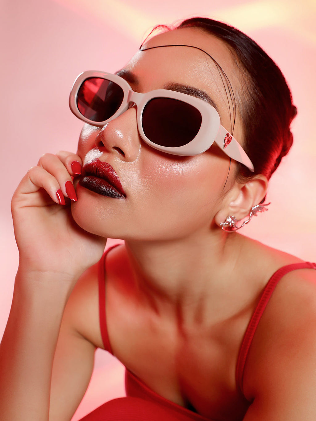 Haute Sauce Full Rim Rectangular Sunglasses