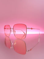 Haute Sauce Gradient Rectangular Sunglasses