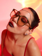Haute Sauce Tinted Oversized Sunglasses