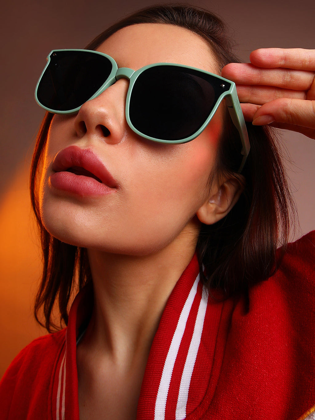 Haute Sauce Foldable Wayfarer Sunglasses - Green