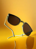 Haute Sauce Foldable Wayfarer Sunglasses - Green