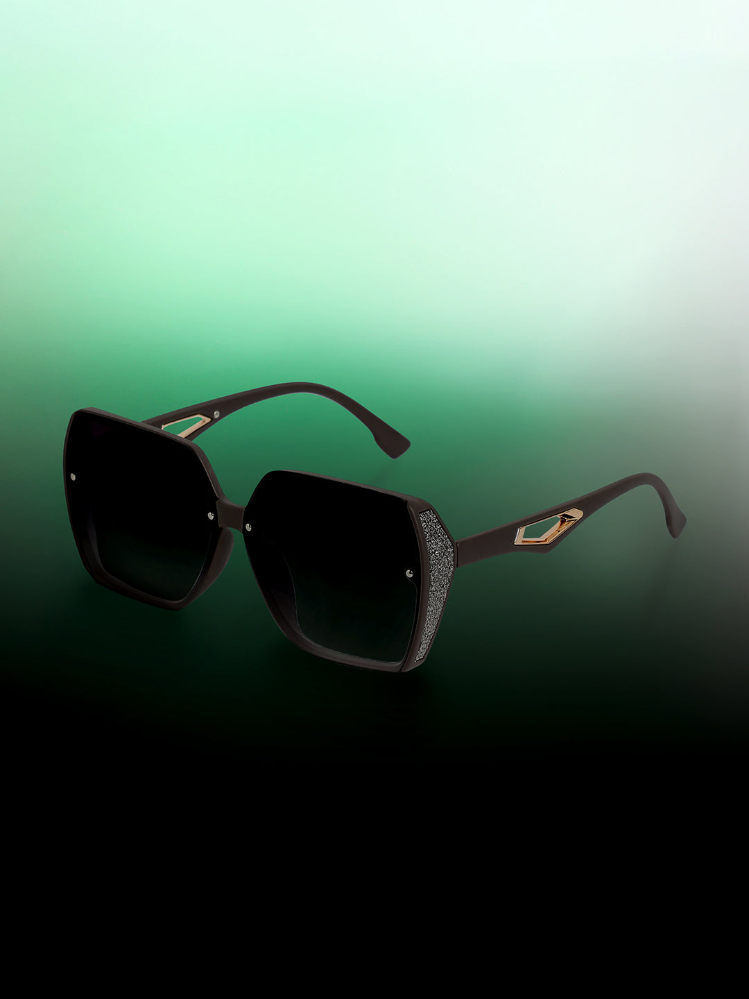 Haute Sauce The Glint Block Oversized Sunglasses - Graphite Grey