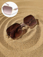 Haute Sauce The Montmartre Rectangular Sunglasses - Pastel Purple