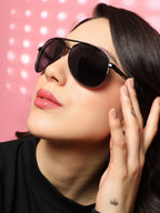 Haute Sauce The Classic Aviator Sunglasses - Onyx Black