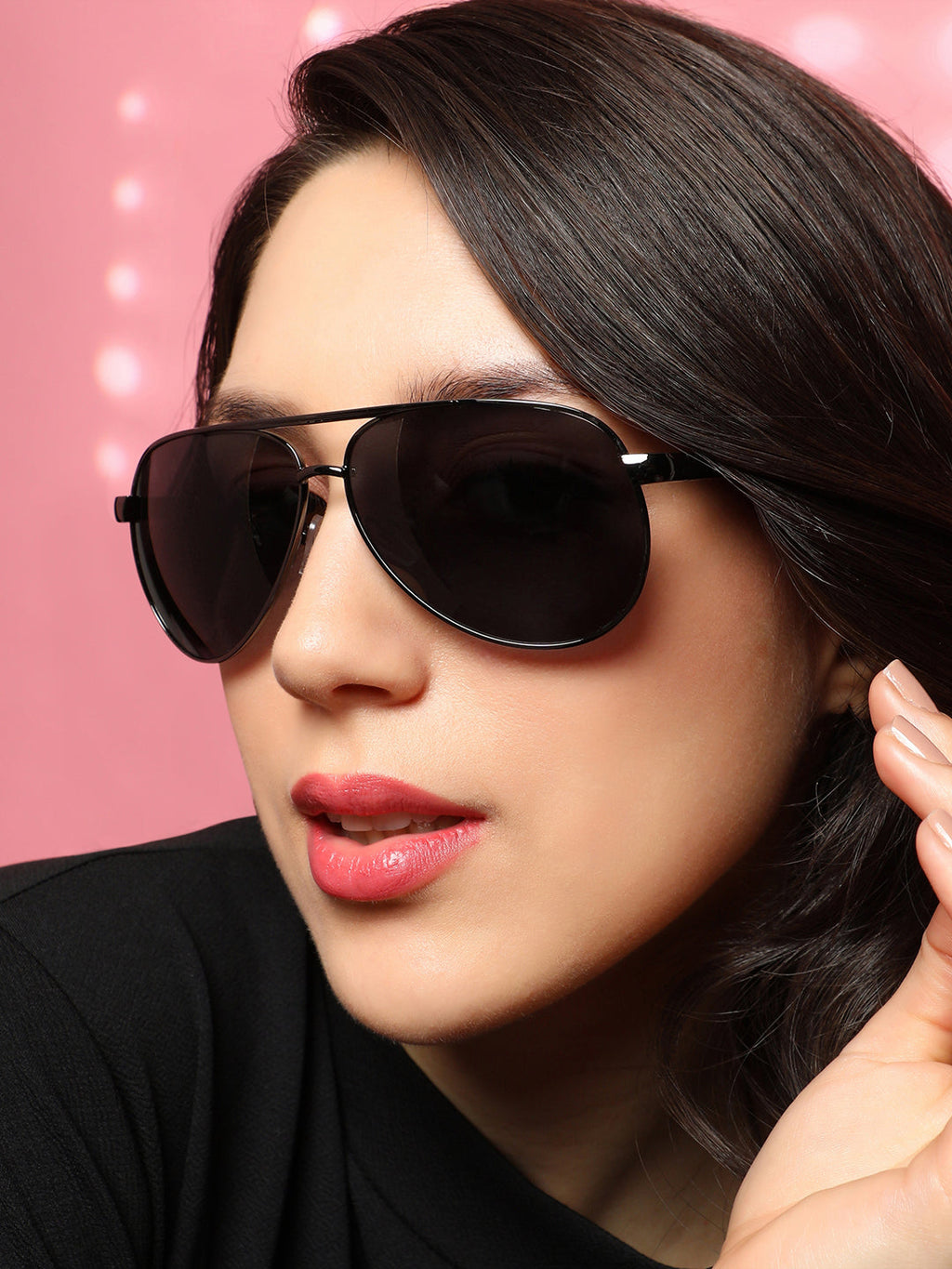 Haute Sauce The Classic Aviator Sunglasses - Onyx Black