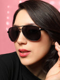 Haute Sauce The Classic Aviator Sunglasses - Onyx Black