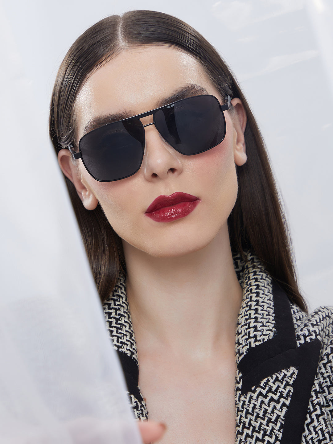 Haute Sauce The Traveller'S Aviator Sunglasses - Chocolate Brown